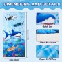 WERNNSAI Toalla de Playa de Flamenco - Tropical Hawaii Suministros para la Fiesta 76 x 152cm Manta de Playa de Microfibra Regalo