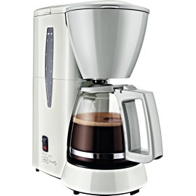 Melitta Cafetera de filtro con jarra de vidrio, Para 5 tazas de café, Single 5, Blanco, M720-1/1