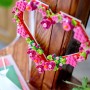 LEGO Corazón Decorativo - Kit de Manualidades Infantiles de maqueta con Flores, Hojas y Corazones Pequeños - Regalo de