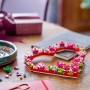 LEGO Corazón Decorativo - Kit de Manualidades Infantiles de maqueta con Flores, Hojas y Corazones Pequeños - Regalo de