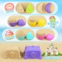 Joyreal 49 Piezas Helados Juguetes Playa - Juegos Playa Niños con Cubo Playa Plegable, Bolsa Juguetes Playa Malla, Palas Playa,
