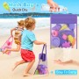 Joyreal 49 Piezas Helados Juguetes Playa - Juegos Playa Niños con Cubo Playa Plegable, Bolsa Juguetes Playa Malla, Palas Playa,