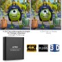 MYPIN Reproductor Multimedia 4K, Media Player con Control Remoto para Disco Duro de 8TB/Unidad USB/Tarjeta TF/H.265 MP4 PPT MKV