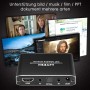 MYPIN Reproductor Multimedia 4K, Media Player con Control Remoto para Disco Duro de 8TB/Unidad USB/Tarjeta TF/H.265 MP4 PPT MKV