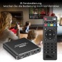 MYPIN Reproductor Multimedia 4K, Media Player con Control Remoto para Disco Duro de 8TB/Unidad USB/Tarjeta TF/H.265 MP4 PPT MKV