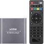 MYPIN Reproductor Multimedia 4K, Media Player con Control Remoto para Disco Duro de 8TB/Unidad USB/Tarjeta TF/H.265 MP4 PPT MKV