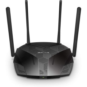 Mercusys MR70X - Router AX1800 WiFi 6 , Doble Banda (1201 Mbps a 5 GHz + 574 Mbps a 2.4 GHz), 1x Puerto WAN Gigabit + 3x Puertos