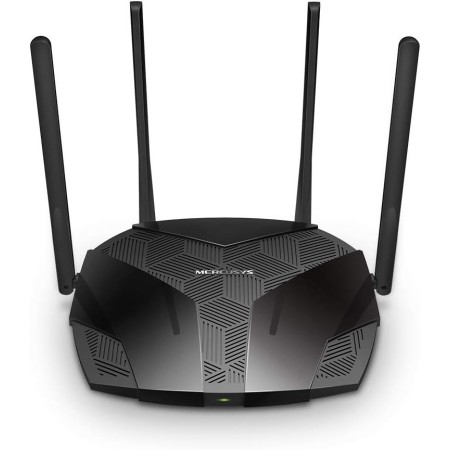 Mercusys MR70X - Router AX1800 WiFi 6 , Doble Banda (1201 Mbps a 5 GHz + 574 Mbps a 2.4 GHz), 1x Puerto WAN Gigabit + 3x Puertos