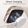 JETech Funda Impermeable con Protector de Pantalla para Apple Watch Series 9 8 7 41mm, Cristal Vidrio Templado Incorporado