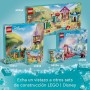 LEGO | Disney Frozen Castillo Helado de Elsa, Palacio de Princesa de Juguete, 2 Figuras de Animales y Mini Muñecas de Elsa y
