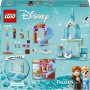 LEGO | Disney Frozen Castillo Helado de Elsa, Palacio de Princesa de Juguete, 2 Figuras de Animales y Mini Muñecas de Elsa y