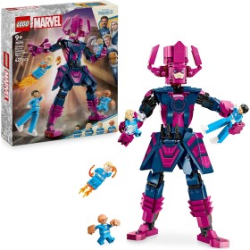 LEGO Marvel Cuatro Fantásticos vs. Figura para Construir de Galactus, Juguete de Construcción de Superhéroes con Minifiguras de