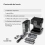 Klarstein Libeica Cafetera Espresso – 19 Bares, 1350W, Acero Inoxidable, Boquilla de Vapor, Depósito 1,8L, Panel Táctil, Para