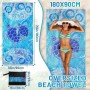 BBWELL Toalla Microfibra,Toalla Playa Grande,Beach Towel Suave,Ligera Y de Secado RáPido,Sin Arena,para Mujer Hombre,para