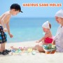 HPiano 11 Piezas Juguetes de Playa para Niños,Juguetes Arena Juegos,Juegos Playa con Cubo Playa, Juegos de Cubos, Palas