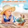 HPiano 11 Piezas Juguetes de Playa para Niños,Juguetes Arena Juegos,Juegos Playa con Cubo Playa, Juegos de Cubos, Palas