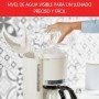Moulinex Cafetera filtro Soleil FG381A - Cafetera de filtro vintage de 1000 W, capacidad de 1,25 L, jarra de cristal, sistema