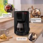 Bosch - Cafetera de Goteo, Jarra de Cristal Ergonómica, Depósito de Agua Extraible, Filtro Extraible, Apagado Automático, Anti