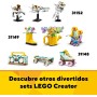 Lego Creator 3 en 1 Safari de Animales Salvajes con Jirafa de Juguete Convertible en Figuras de Gacelas y León, Juego de