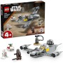 LEGO Star Wars 75410 Caza Estelar N-1 de Mando y Grogu Maqueta de Juguete con Figuras del Mandaloriano, Baby Yoda y R5-D4, Set