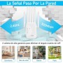 Repetidor WiFi,Amplificador Señal WiFi 6 Antenas Externas - Repetidor de Señal con 2 Puertos LAN, 3 Modos (Repetidor/Router/Ap),