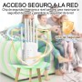 Repetidor WiFi,Amplificador Señal WiFi 6 Antenas Externas - Repetidor de Señal con 2 Puertos LAN, 3 Modos (Repetidor/Router/Ap),
