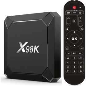Caja TV Android 13.0 Android TV Box X98K 4GB RAM 32GB ROM RK3528A CPU Quad Core Arm Cortex A53 Android Box Support 2.4/5.0GHz