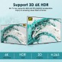 2023 Android TV Box 12.0, T95 MAX 4GB RAM 32GB ROM H618 Quad-Core Cortex-A53 Soporte Ultra HD 6K 4K HDR10 3D USB 2.0 Bluetooth