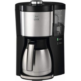Melitta Look V Therm Perfection 1025-16 - Cafetera de goteo con jarra térmica y protección antical, cafetera de filtro con
