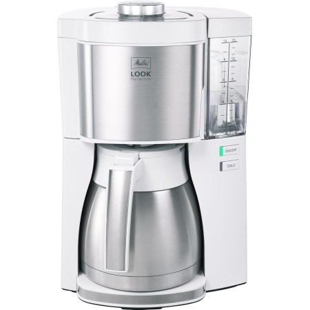 Melitta Look V Therm Perfection 1025-16 - Cafetera de goteo con jarra térmica y protección antical, cafetera de filtro con
