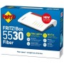 Fritz!Box 5530 - Router de Fibra con 2x2 Wi-Fi 6 (WLAN AX), hasta 3 Gbps/s, Puerto LAN de 2.5 Gigabit, Adecuado para Alemania