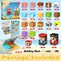 ToyUnited Bloques magnéticos "Nightmare", juego XXL de 150 piezas, juguete creativo de construcción 3D, bloques de construcción