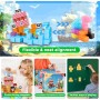 ToyUnited Bloques magnéticos "Nightmare", juego XXL de 150 piezas, juguete creativo de construcción 3D, bloques de construcción