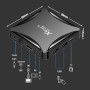 Nicoone Android 13.0 TV Box 4GB RAM 32GB ROM RK3528 Quad-Core 64bit Cortex-A53 Smart TV Box, GPU Mali-450 Soporte 8K 10/100M LAN