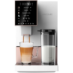 Cecotec Cafetera Superautomática Cremmaet Compactccino White Rose, 19 Bares, Sistema Thermoblock, Grano recién molido con
