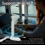Gintai WLAN Antena PC WiFi 6E Tri-band Antena - 2.4 GHz/5GHz/6GHz, WiFi 6E Antena para ASUS PC Routers,Ordenadores,Periféricos