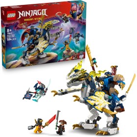 LEGO Ninjago Meca de Rogue y Dragón - Juguete Ninja con Figuras Articuladas de Dragón y Meca - 4 Minifiguras Inc. Lloyd y Arin y