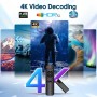 Android TV Stick 12.0 DDR4 2GB RAM 16GB H313 Quad-Core 64bit WiFi5 Dual 2.4G/5G WiFi 4K HDR10+ Ultra USB HD Smart TV Stick Box