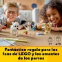 LEGO Creator 3 en 1 Perros Adorables, Figuras de Perritos de Juguete para Niños y Niñas de 7 Años o Más, Beagle, Caniche, Perro