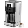 Homtone Cafetera de Goteo con Jarra Térmica, 1000W Programable Cafetera con Temporizador, 8 Tazas, Apagado Automático, Sistema