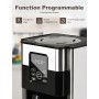 Homtone Cafetera de Goteo con Jarra Térmica, 1000W Programable Cafetera con Temporizador, 8 Tazas, Apagado Automático, Sistema