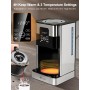Homtone Cafetera de Goteo con Jarra Térmica, 1000W Programable Cafetera con Temporizador, 8 Tazas, Apagado Automático, Sistema