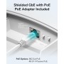 Cudy AP3000 Outdoor WiFi 6 AX3000 IP65 Punto de Acceso, Puertos Gigabit RJ45, Compatible con PoE Pasivo 802.3at o 48~57V