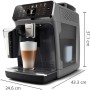 Philips Cafetera Espresso Totalmente Automática Serie 5500-20 Cafés Calientes y con Hielo, Sistema de Leche LatteGo de Limpieza
