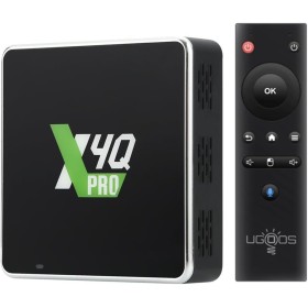 Ugoos X4Q Pro Android 11 Amlogic S905X4 TV Box 4GB RAM 32GB ROM 2.4G/5G Dual WiFi BT5.1 USB 3.0 Ethernet 1000M Soporta AV1 4K