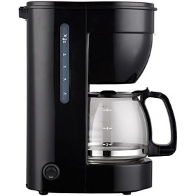 Thulos Nueva cafetera eléctrica con Capacidad para 6 Tazas y depósito de 0.75L. con Jarra de Cristal y Sistema antigoteo.Cumple