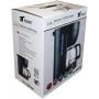 Thulos Nueva cafetera eléctrica con Capacidad para 6 Tazas y depósito de 0.75L. con Jarra de Cristal y Sistema antigoteo.Cumple