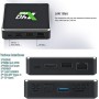 Ugoos X4Q Pro Android 11 Amlogic S905X4 TV Box 4GB RAM 32GB ROM 2.4G/5G Dual WiFi BT5.1 USB 3.0 Ethernet 1000M Soporta AV1 4K