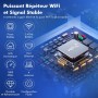 NEWFAST Amplificador Señal WiFi AX1800 Repetidor WiFi 6 Amplificador Wi-Fi 1800Mbps 5.8/2.4GHz, Puerto Gigabit, 4 Antenas, WPA3,