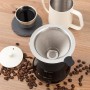PIQIUQIU Cafetera de Taza Invertida 400 ml, cafetera de Vidrio Goteo Manual cafetera Goteo Manual cafetera Goteo Manual Filtro